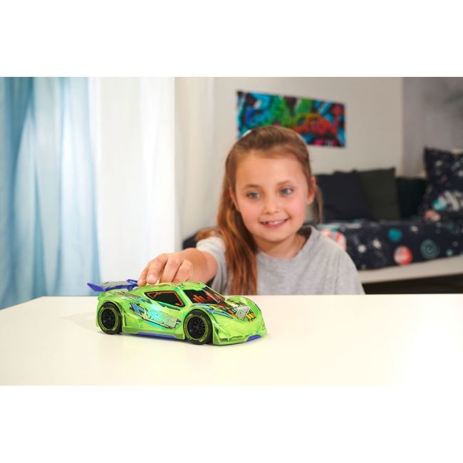 Masina dickie toys speed tronic 20 cm verde cu lumini si sunete hubs203763009