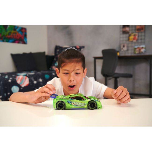 Masina dickie toys speed tronic 20 cm verde cu lumini si sunete hubs203763009