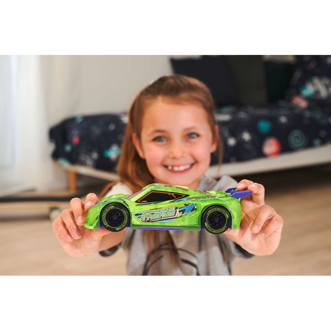 Masina dickie toys speed tronic 20 cm verde cu lumini si sunete hubs203763009