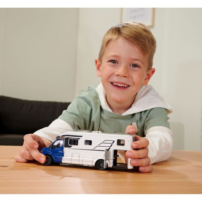 Masinuta majorette hymer b-class camper cu lumini si sunete hubs213773000