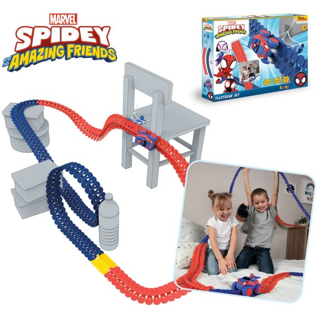 Pista smoby spidey flextreme racetrack circuit de curse hubs7600180918