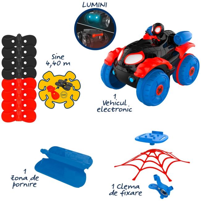 Pista smoby spidey flextreme set spin circuit de curse hubs7600180926