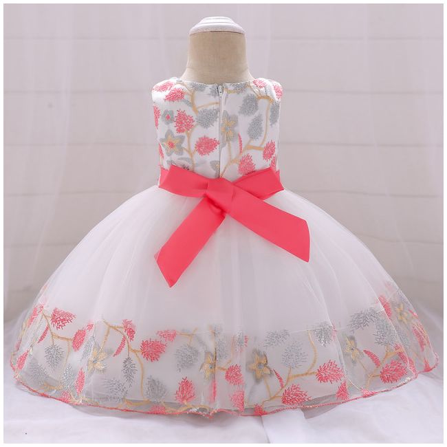 Rochita ocazie cu broderie corai MBL5045XZ-5-G