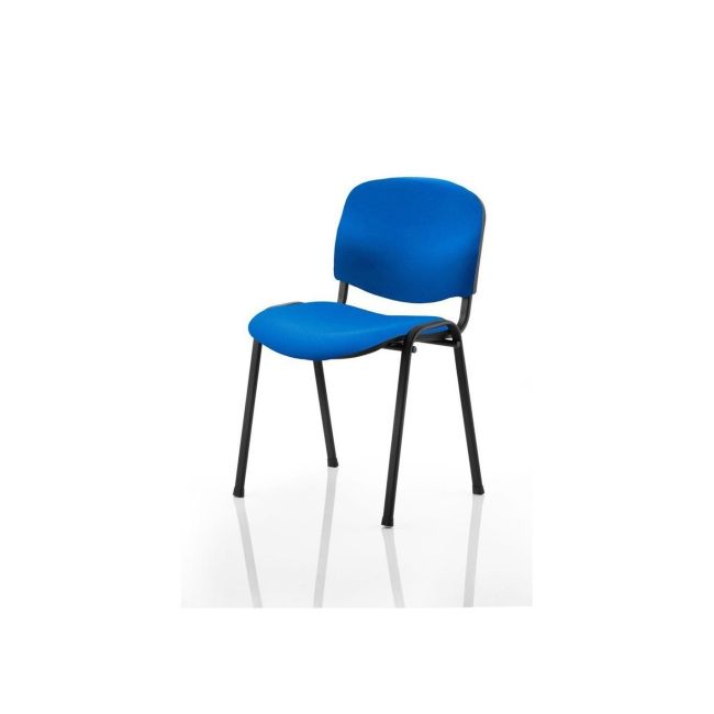 Scaun vizitator taurus tn, cadru metalic, tapitat cu stofa, stivuibil, 120 kg, negru drm164