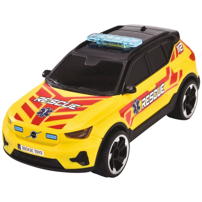 Set dickie toys rescue transporter 40 cm cu camion, masina, elicopter si accesorii hubs203717005