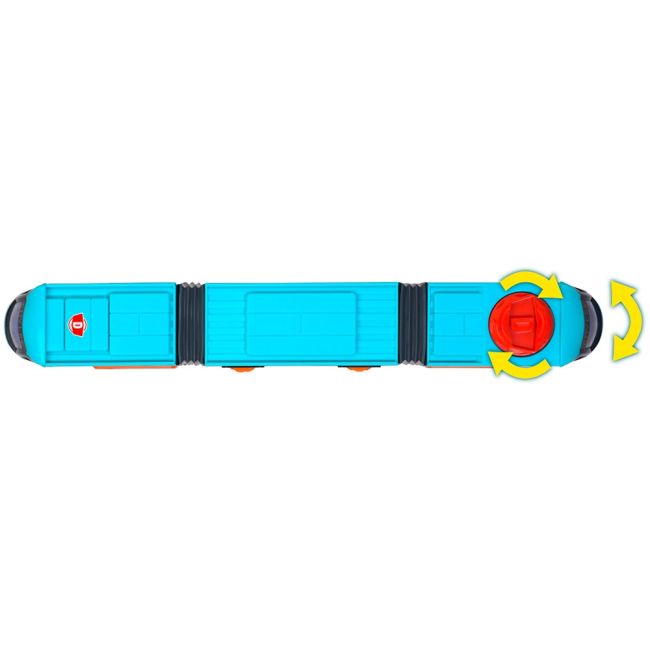 Tramvai dickie toys siemens city tram 41,5 cm albastru hubs203747016