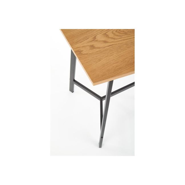 Birou hm b41, cadru metalic, blat mdf, 100x50x76 cm, stejar drm9591