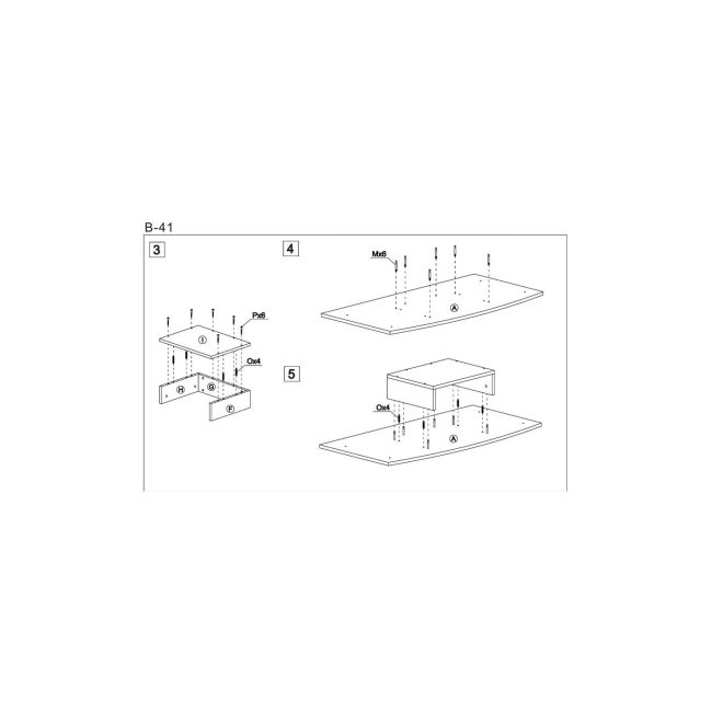 Birou hm b41, cadru metalic, blat mdf, 100x50x76 cm, stejar drm9591