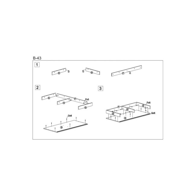 Birou hm b43, cadru metalic, mdf, spatiu depozitare, 110x51x90 cm, stejar/negru drm9593