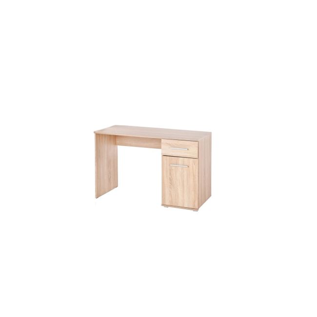 Birou hm lima b1, cu usa si sertar, pal melaminat, 120x55x75 cm, stejar sonoma drm4657