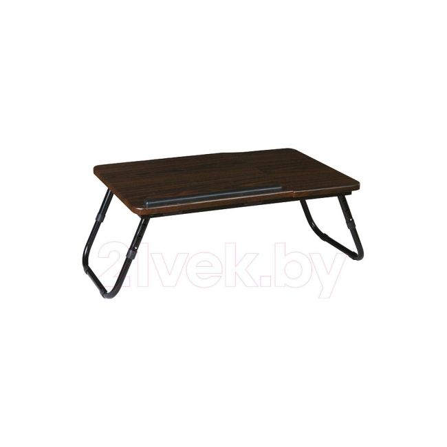Masa laptop plianta hm b19, unghi de inclinare ajustabil, mdf, nuc inchis drm4776
