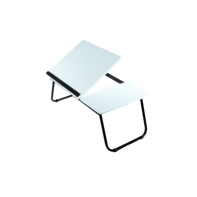 Masa laptop plianta tomi, unghi de inclinare ajustabil, mdf, nuc inchis drm1441