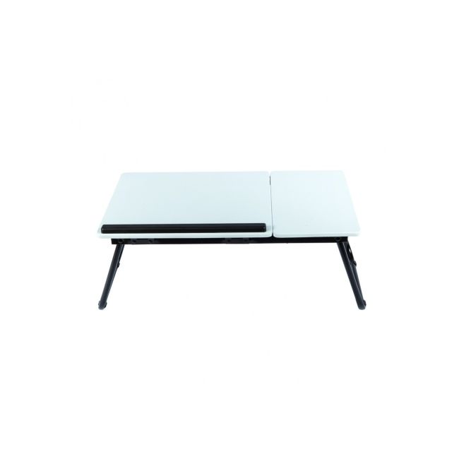 Masa laptop plianta tomi, unghi de inclinare ajustabil, mdf, nuc inchis drm1441