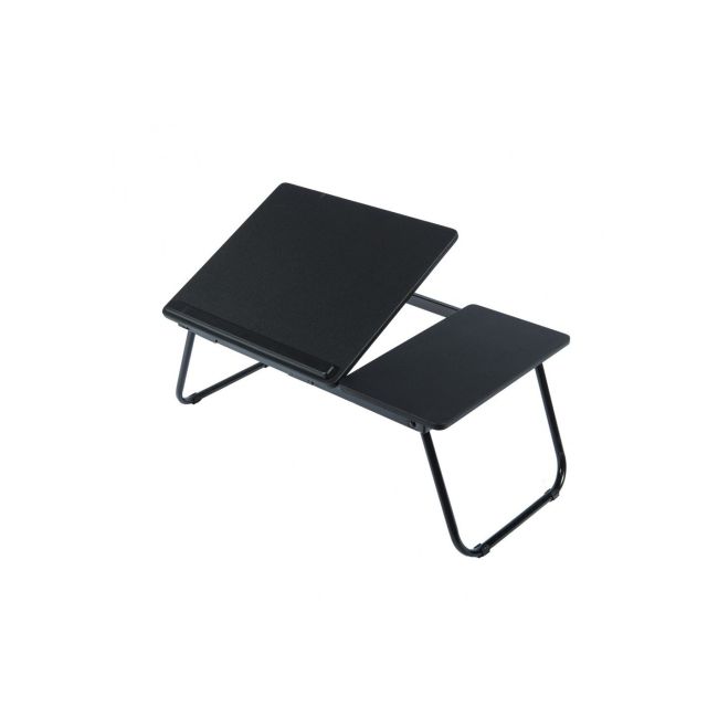 Masa laptop plianta tomi, unghi de inclinare ajustabil, mdf, nuc inchis drm1441