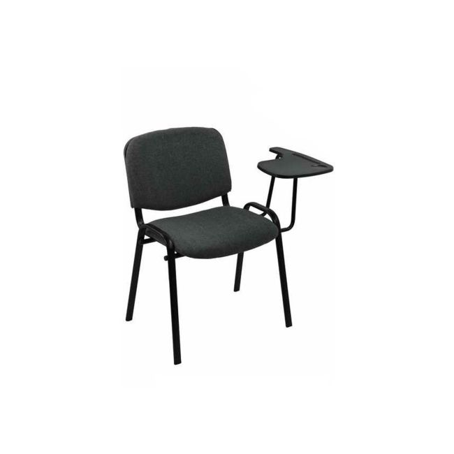 Scaun conferinta cu masuta rabatabila hrc 606, ergonomic, stofa, cadru metalic, 120 kg drm2669