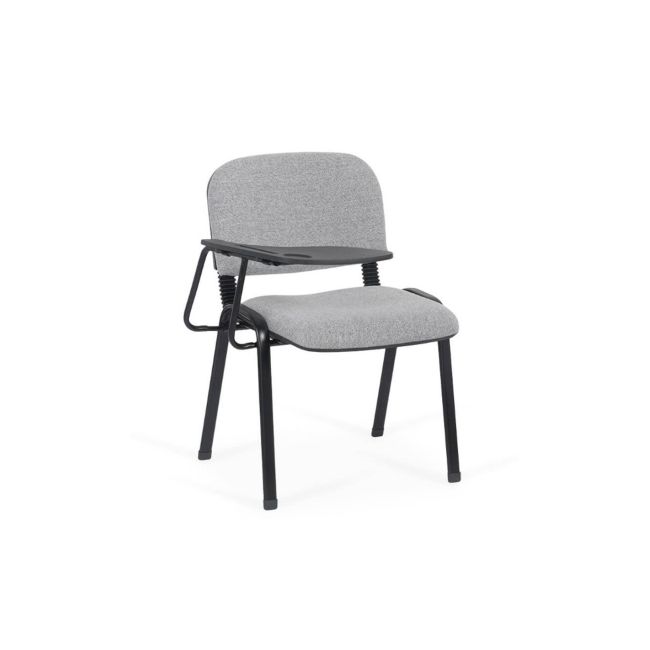 Scaun conferinta cu masuta rabatabila hrc 606, ergonomic, stofa, cadru metalic, 120 kg drm2669
