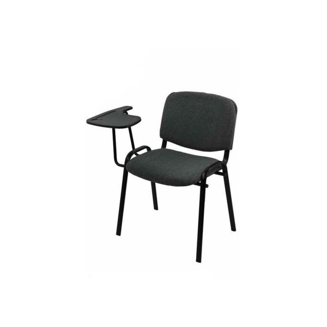 Scaun conferinta cu masuta rabatabila hrc 606, ergonomic, stofa, cadru metalic, 120 kg drm2669