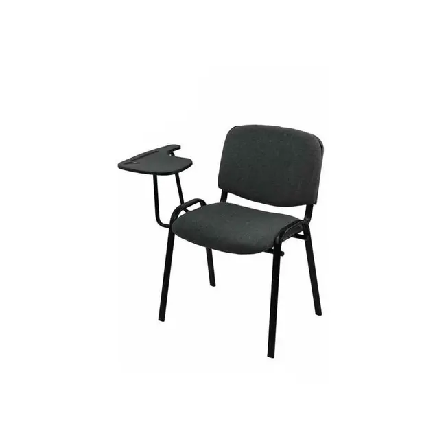 Scaun conferinta cu masuta rabatabila hrc 606, ergonomic, stofa, cadru metalic, 120 kg drm2669