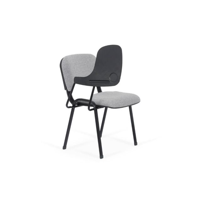 Scaun conferinta cu masuta rabatabila hrc 606, ergonomic, stofa, cadru metalic, 120 kg drm2669