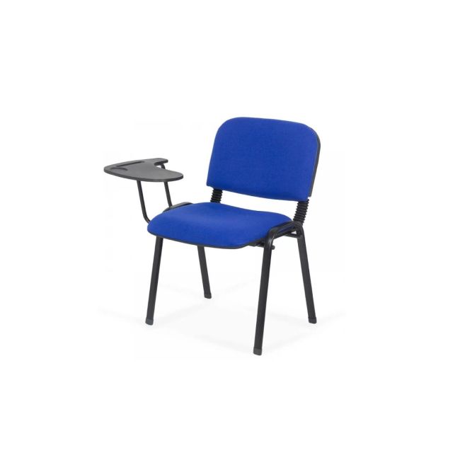 Scaun conferinta cu masuta rabatabila hrc 606, ergonomic, stofa, cadru metalic, 120 kg drm2669