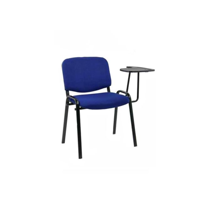 Scaun conferinta cu masuta rabatabila hrc 606, ergonomic, stofa, cadru metalic, 120 kg drm2669