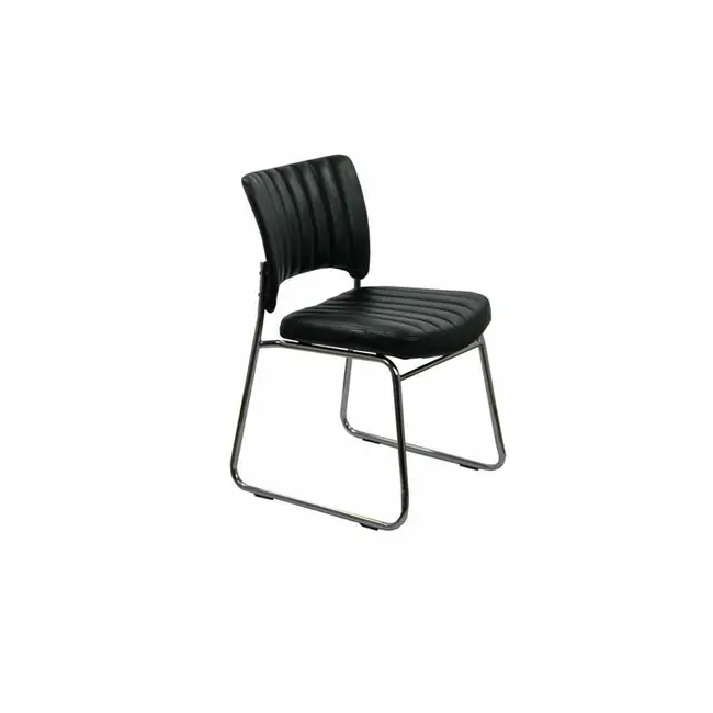 Scaun vizitator hrc 613, ergonomic, cadru metalic, piele ecologica, 120 kg drm1586