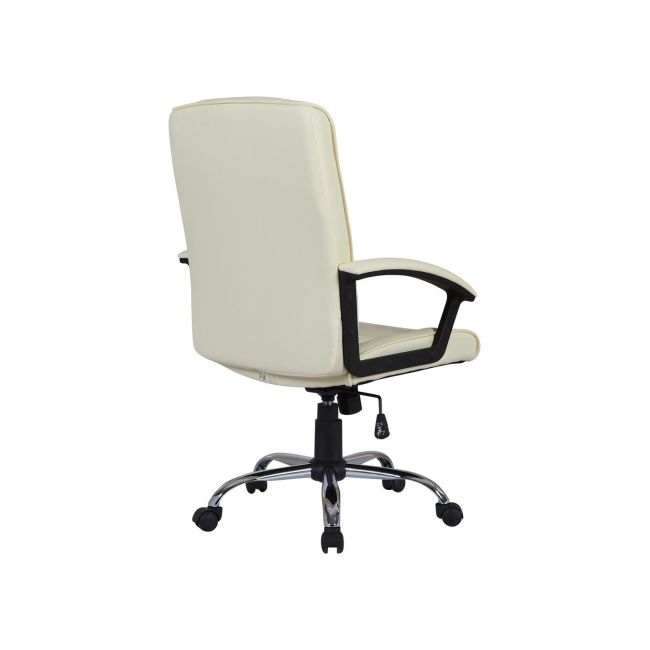 Scaun directorial gn02, ergonomic, cadru cromat, inaltime ajustabila, balans, 100 kg, bej drm3035