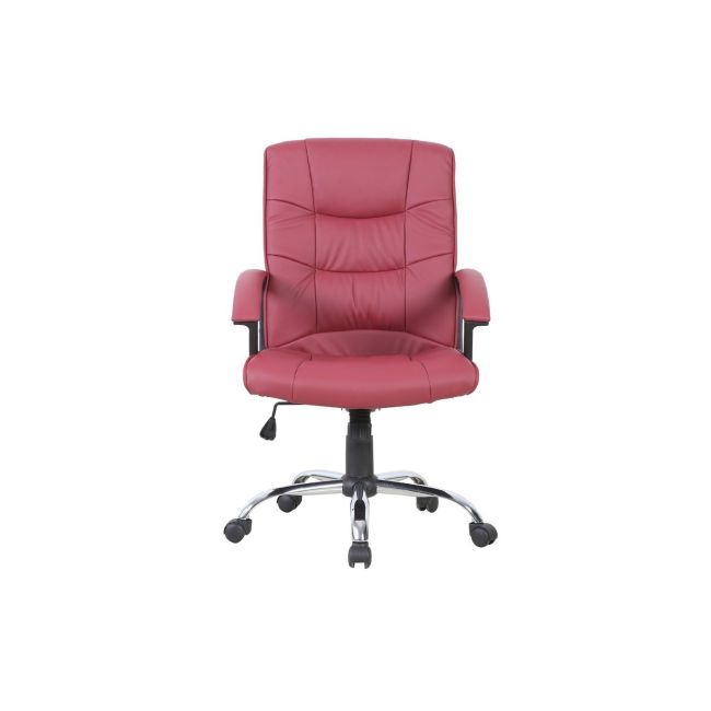 Scaun directorial gn02, ergonomic, cadru cromat, inaltime ajustabila, balans, 100 kg, bordo drm3033