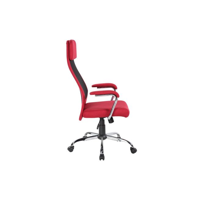 Scaun directorial gn102, mesh, mecanism balans, rotire 360°, inaltime ajustabila, 120 kg, bordo drm9502