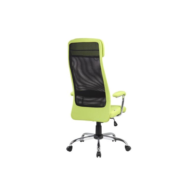 Scaun directorial gn102, mesh, mecanism balans, rotire 360°, inaltime ajustabila, 120 kg, verde drm9503
