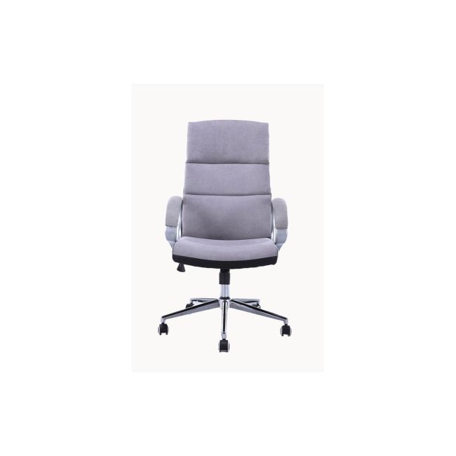 Scaun directorial gn109, textil/piele ecologica, inaltime ajustabila, mecanism balans, 100 kg, gri/negru drm9511