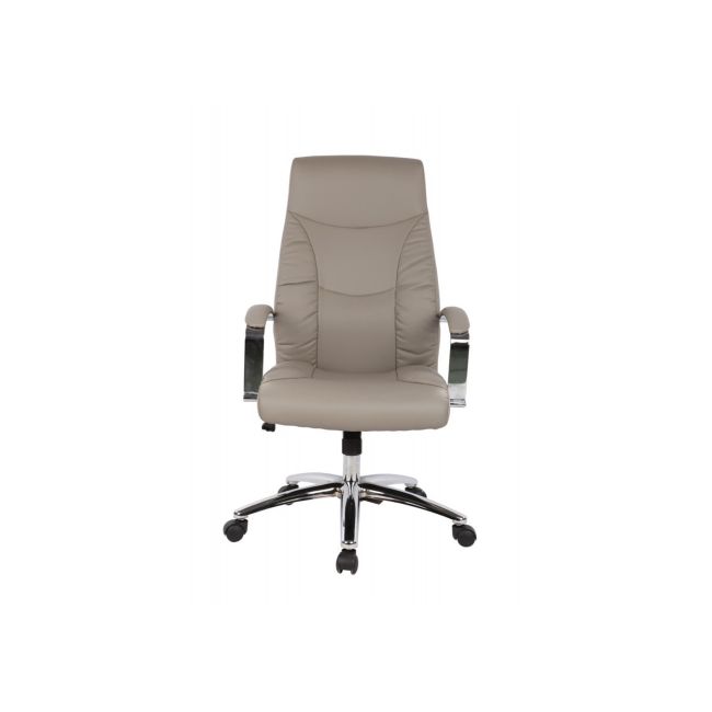 Scaun directorial gn62, piele ecologica, baza cromata, balans, inaltime ajustabila, rotativ, 120 kg drm2580