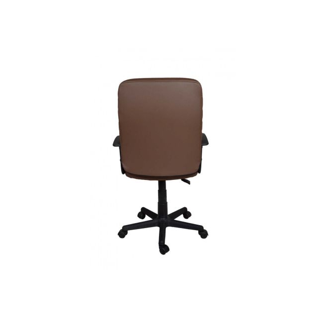 Scaun directorial gn72, piele ecologica, inaltime reglabila, 100 kg, maro drm3543
