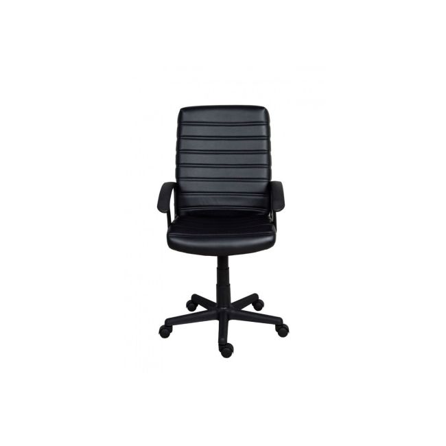 Scaun directorial gn72, piele ecologica, inaltime reglabila, 100 kg, negru drm4270