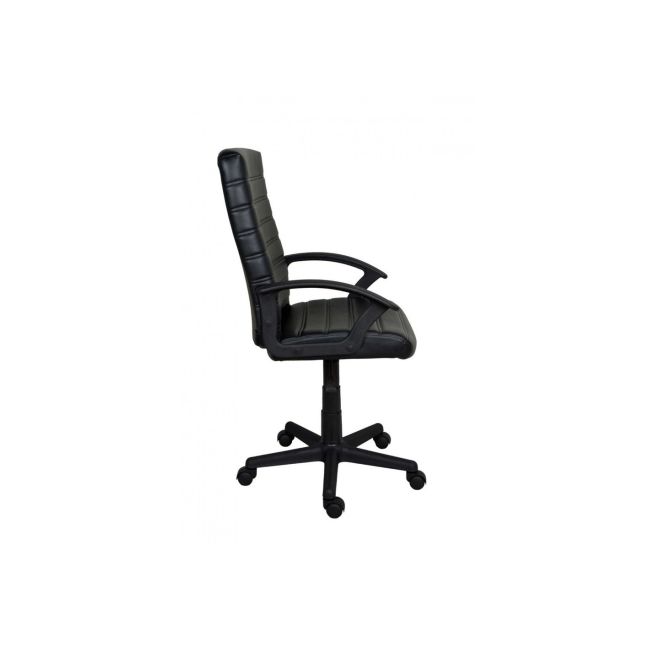 Scaun directorial gn72, piele ecologica, inaltime reglabila, 100 kg, negru drm4270