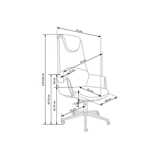 Scaun directorial hm calvano drm8813