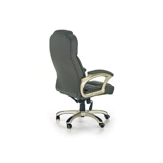 Scaun directorial mh dante, cadru polipropilena, piele ecologica, inaltime ajustabila, mecanism multiblock, roti cauciucate, 136 kg, gri drm2755