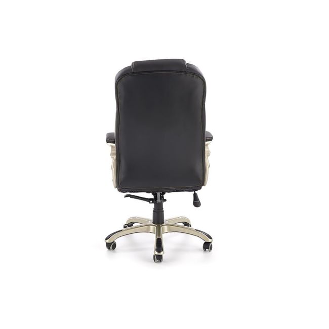 Scaun directorial mh dante, cadru polipropilena, piele ecologica, inaltime ajustabila, mecanism multiblock, roti cauciucate, 136 kg, negru drm2754
