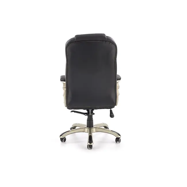 Scaun directorial mh dante, cadru polipropilena, piele ecologica, inaltime ajustabila, mecanism multiblock, roti cauciucate, 136 kg, negru drm2754
