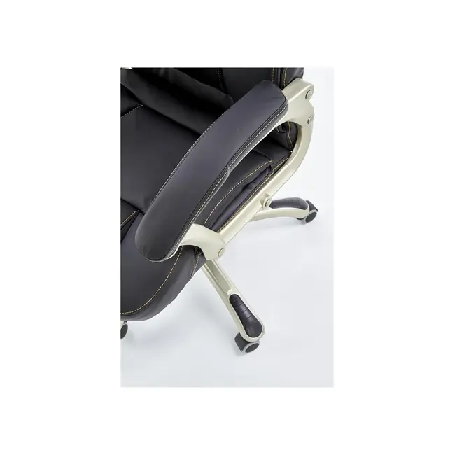 Scaun directorial mh dante, cadru polipropilena, piele ecologica, inaltime ajustabila, mecanism multiblock, roti cauciucate, 136 kg, negru drm2754