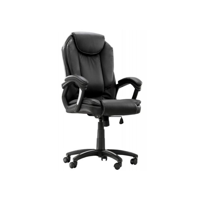 Scaun directorial off 356, piele ecologica perforata, inaltime ajustabila, mecanism de balans, robust, 110 kg drm995