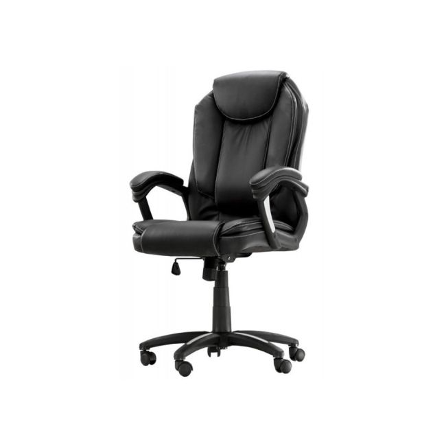 Scaun directorial off 356, piele ecologica perforata, inaltime ajustabila, mecanism de balans, robust, 110 kg drm995