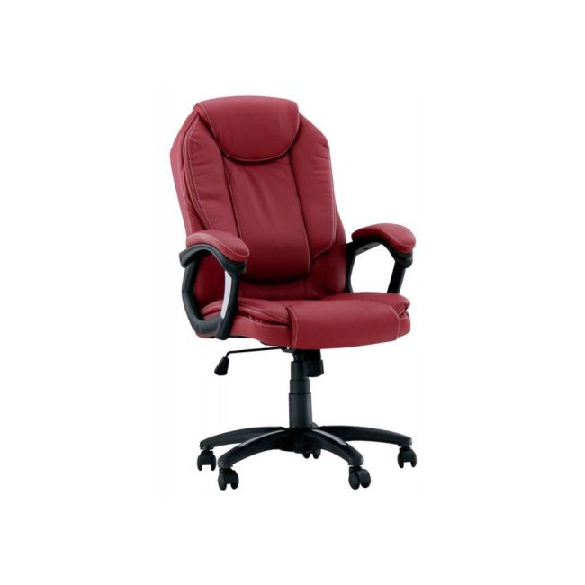 Scaun directorial off 356, piele ecologica perforata, inaltime ajustabila, mecanism de balans, robust, 110 kg drm995