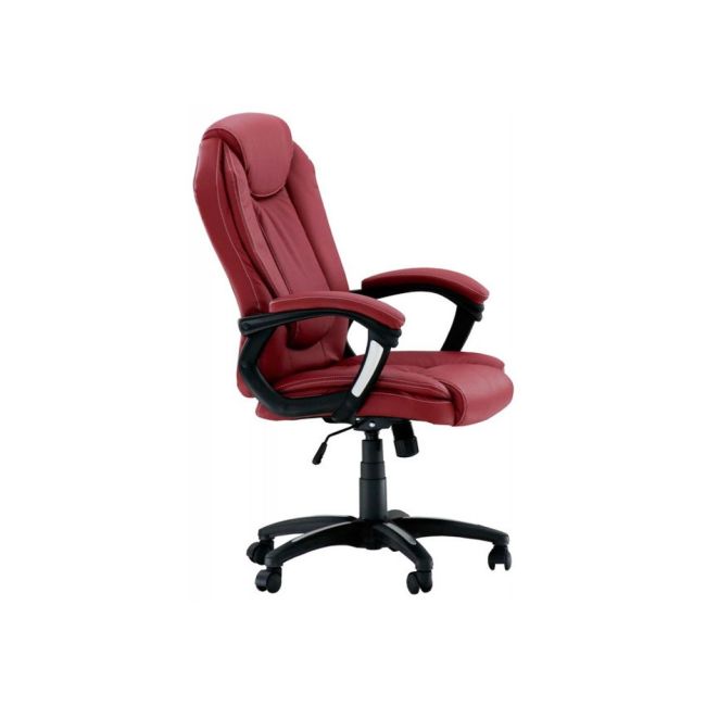 Scaun directorial off 356, piele ecologica perforata, inaltime ajustabila, mecanism de balans, robust, 110 kg drm995