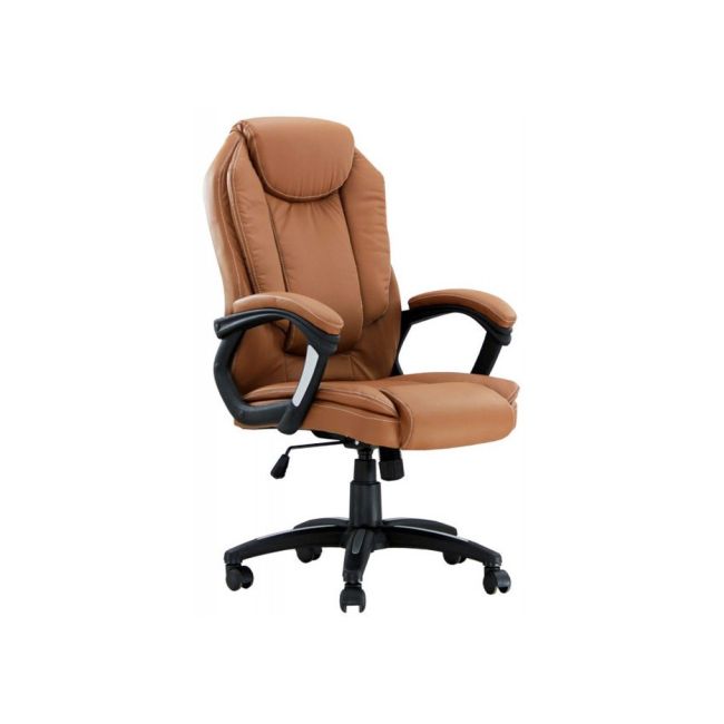 Scaun directorial off 356, piele ecologica perforata, inaltime ajustabila, mecanism de balans, robust, 110 kg drm995