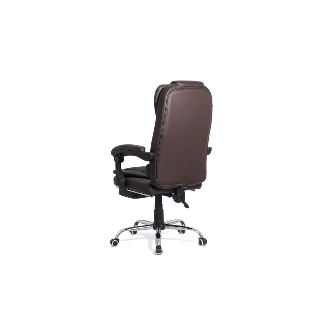 Scaun directorial ergonomic off 418, piele ecologica, functie recliner, suport picioare extensibil, inaltime reglabila, 120 kg drm9605