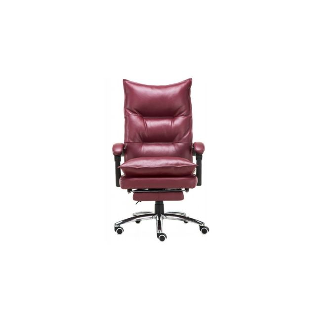 Scaun directorial cu suport picioare off 419, robust, mecanism recliner, perne duble, baza cromata, 120 kg drm9058