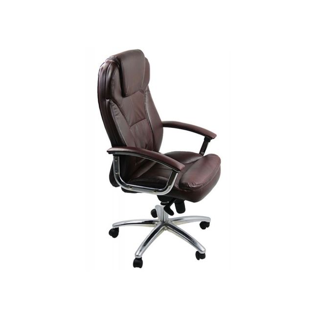 Scaun directorial off 5850, piele ecologica, mecanism de balans, reglabil pe inaltime, 120 kg drm994
