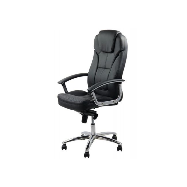 Scaun directorial off 5850, piele ecologica, mecanism de balans, reglabil pe inaltime, 120 kg drm994