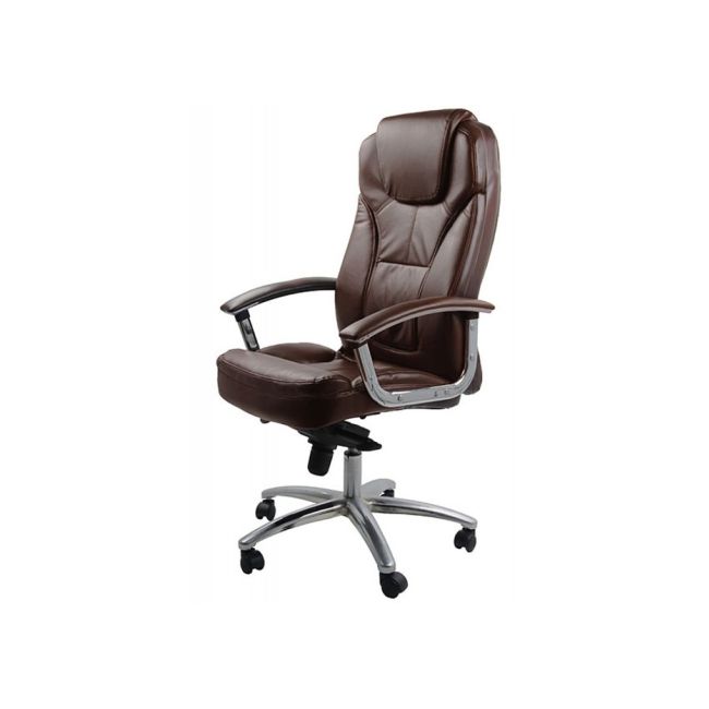 Scaun directorial off 5850, piele ecologica, mecanism de balans, reglabil pe inaltime, 120 kg drm994